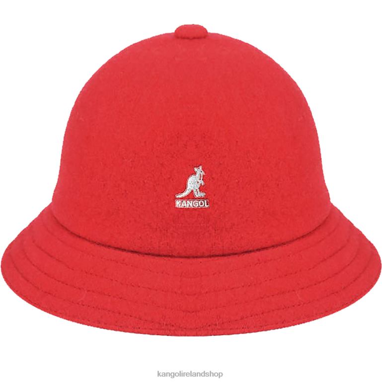 IE Kangol Wool Casual Red Unisex Accessories 6B26V718