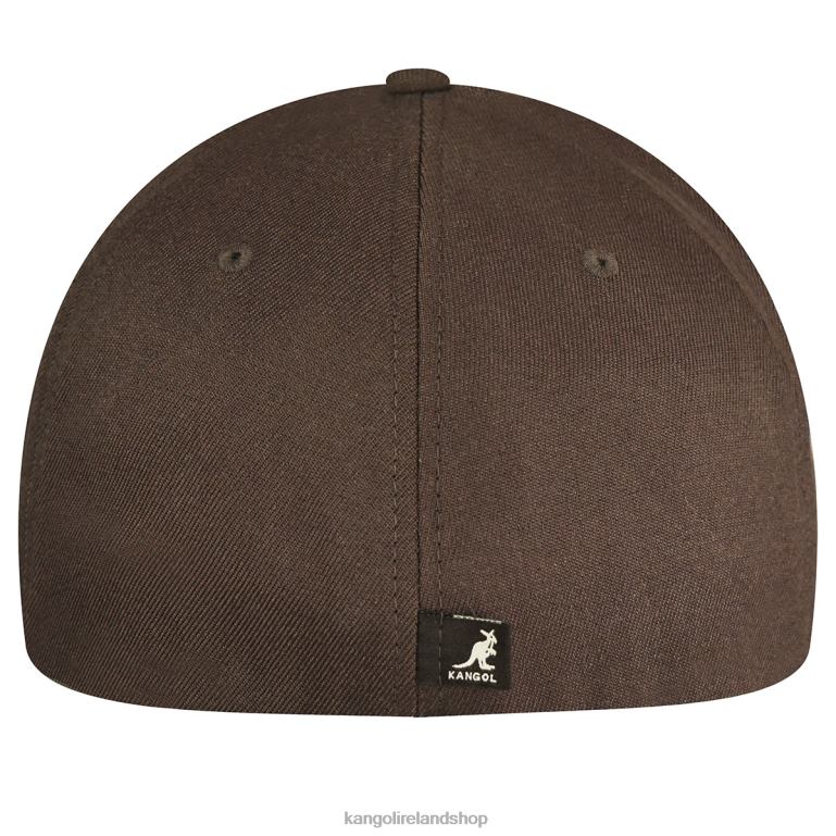 IE Kangol Wool Flexfit Baseball Peat Brown Unisex Accessories 6B26V328
