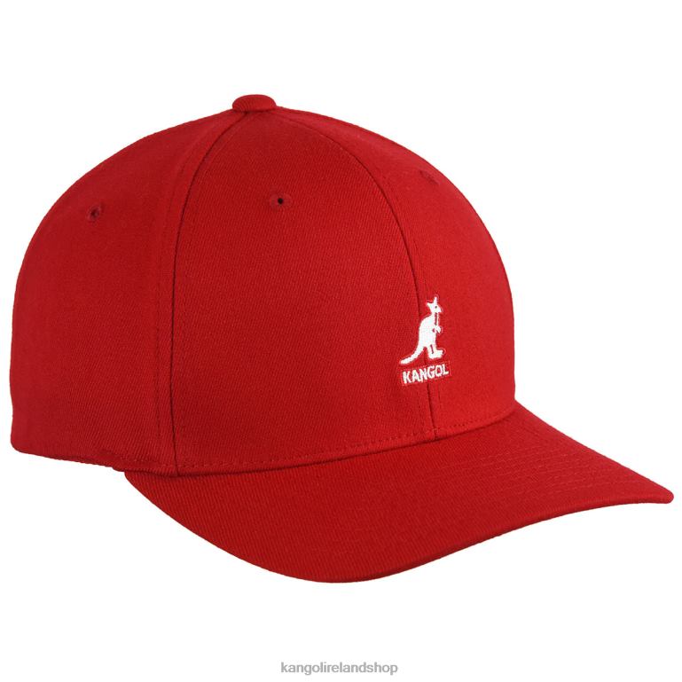IE Kangol Wool Flexfit Baseball Rojo Unisex Accessories 6B26V322