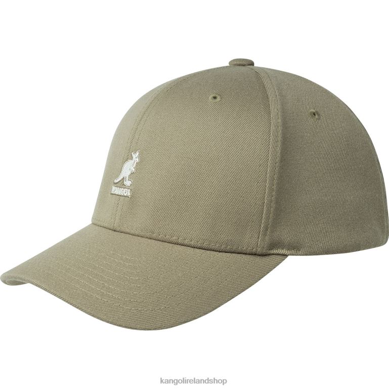 IE Kangol Wool Flexfit Baseball Taupe Unisex Accessories 6B26V324
