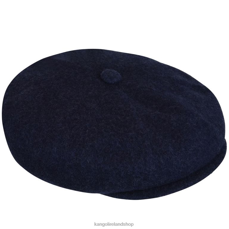 IE Kangol Wool Hawker Navy Marl Unisex Accessories 6B26V793