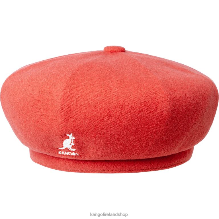 IE Kangol Wool Jax Beret Cherry Glow Unisex Accessories 6B26V441