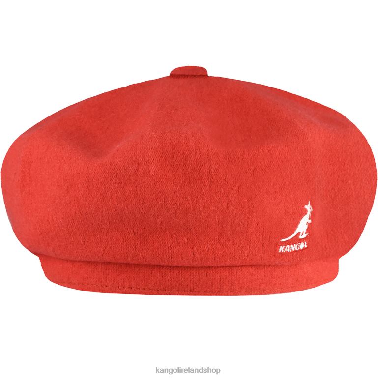IE Kangol Wool Jax Beret Cherry Glow Unisex Accessories 6B26V441