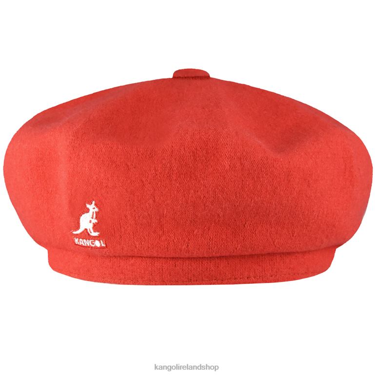 IE Kangol Wool Jax Beret Cherry Glow Unisex Accessories 6B26V441
