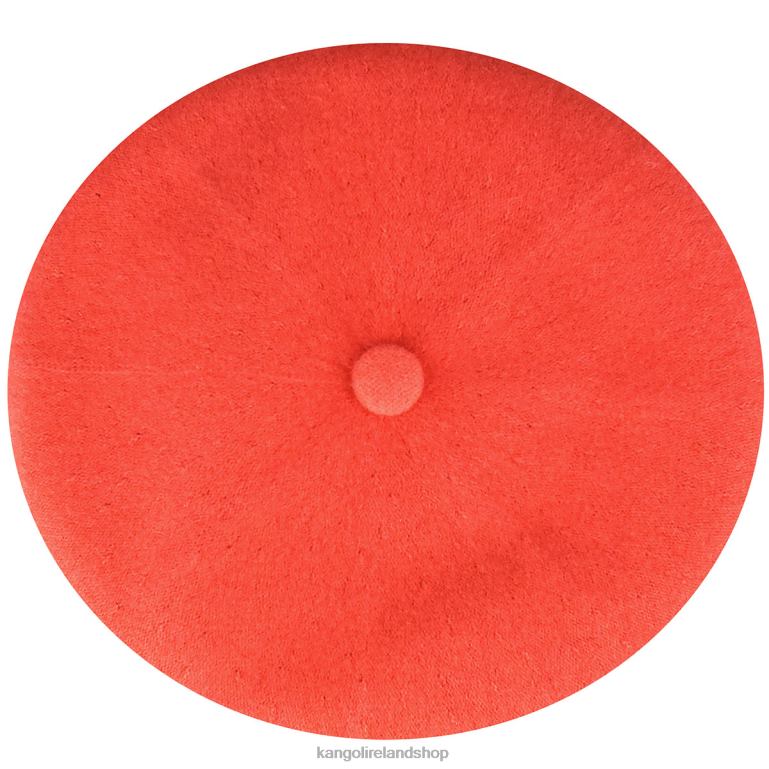 IE Kangol Wool Jax Beret Cherry Glow Unisex Accessories 6B26V441