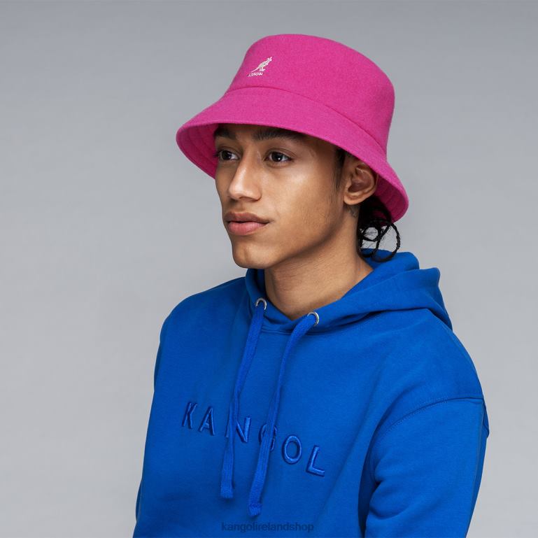 IE Kangol Wool Lahinch Electric Pink Unisex Accessories 6B26V695
