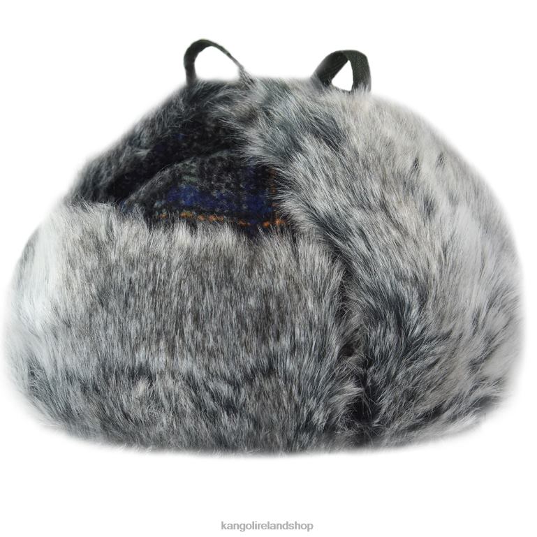 IE Kangol Wool Ushanka Dark Flannel Unisex Accessories 6B26V852