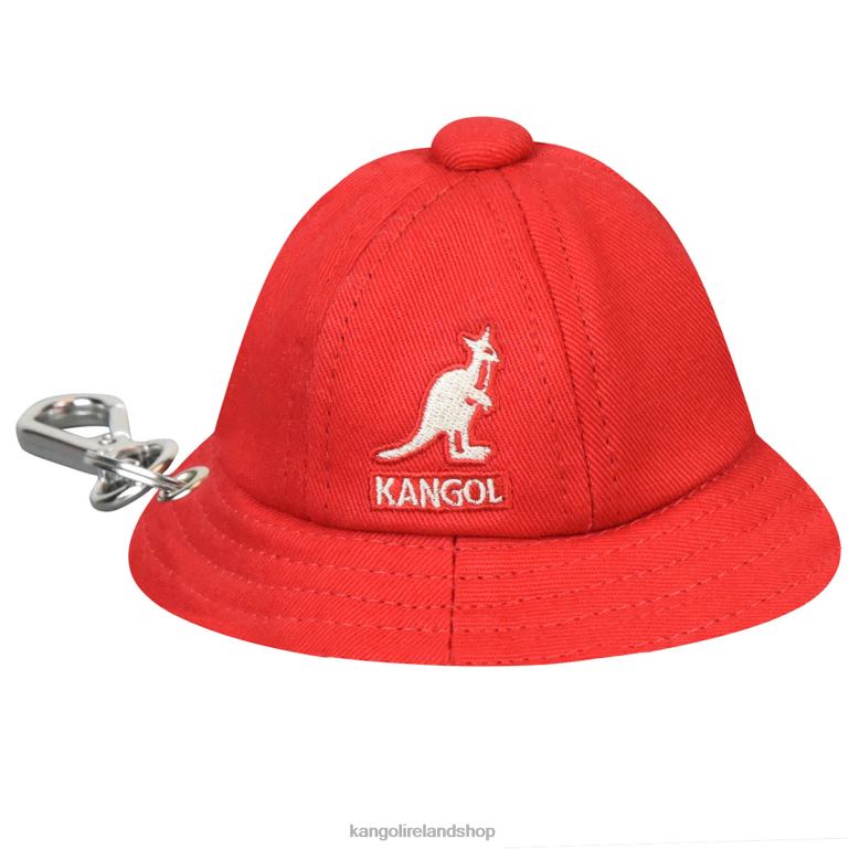 IE Kangol Casual Keychain Red Unisex Accessories 6B26V1260