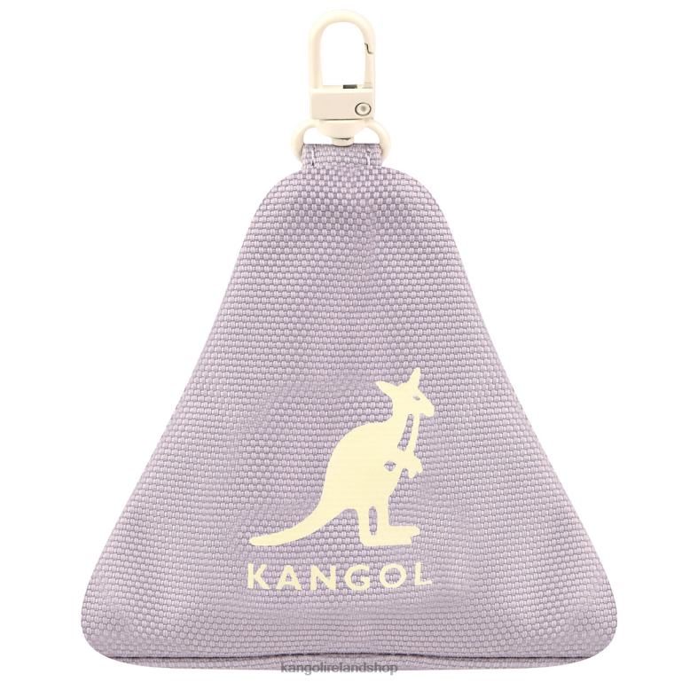 IE Kangol Gear I Triangle Pouch Charm Lilac Unisex Accessories 6B26V1267