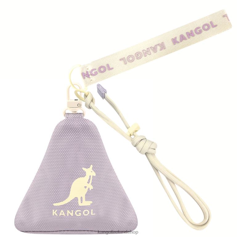 IE Kangol Gear I Triangle Pouch Charm Lilac Unisex Accessories 6B26V1267