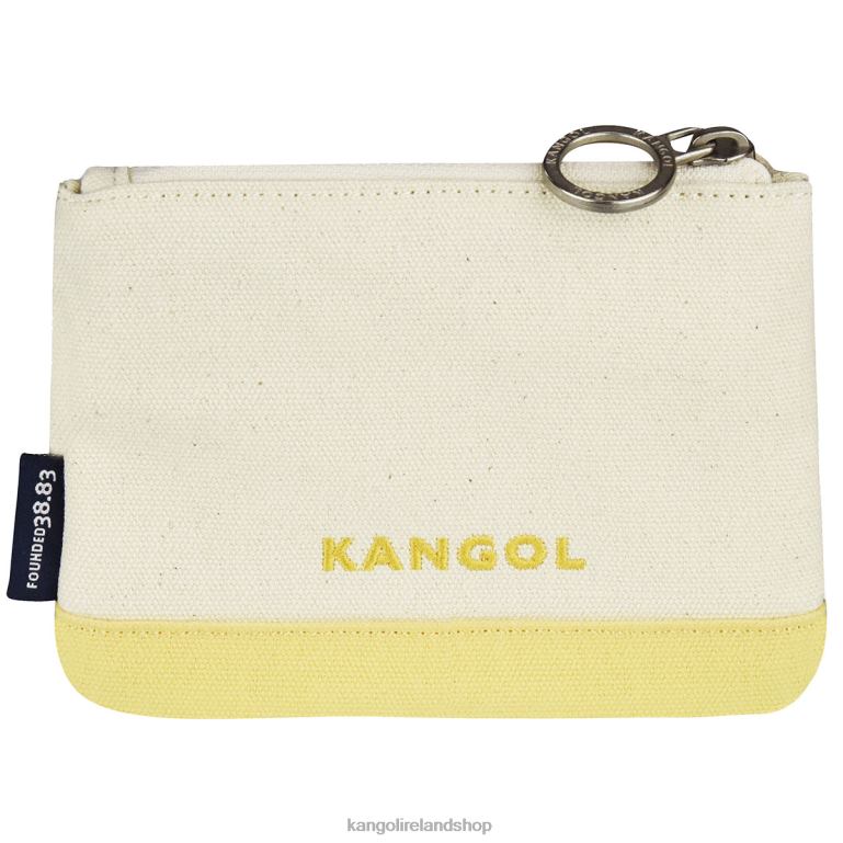 IE Kangol Lucky Canvas Pouch Set Khaki Unisex Accessories 6B26V962