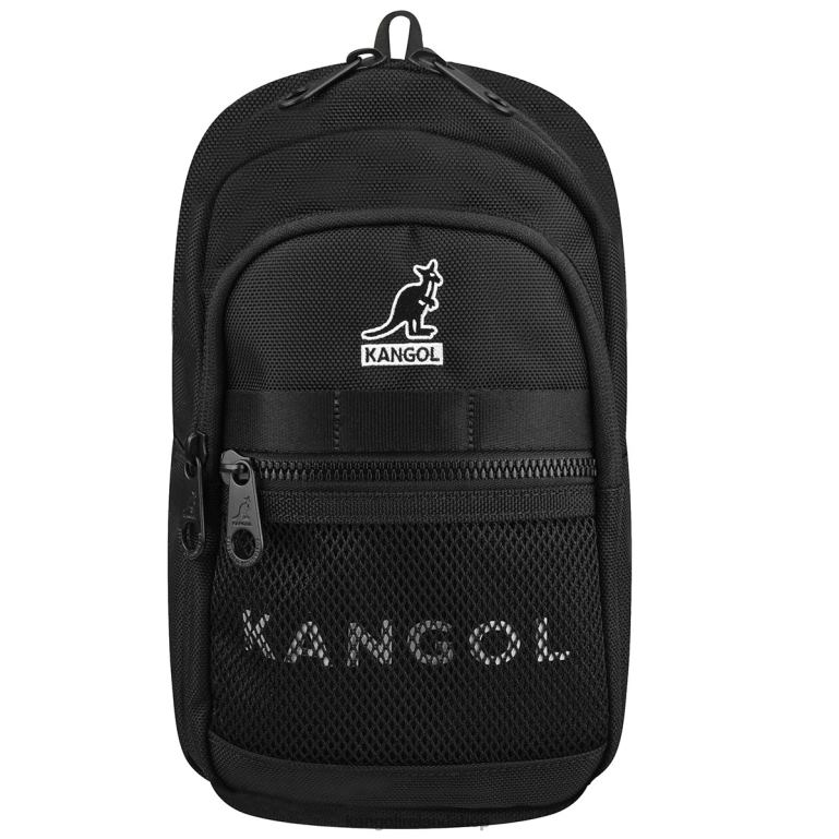 IE Kangol Icon III Sling Bag Black Unisex Accessories 6B26V955