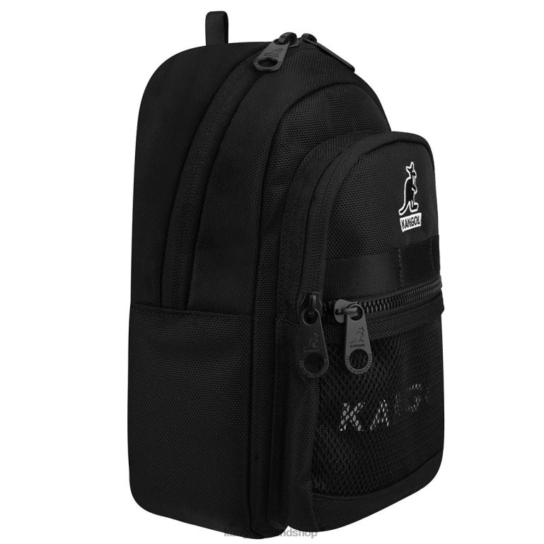 IE Kangol Icon III Sling Bag Black Unisex Accessories 6B26V955