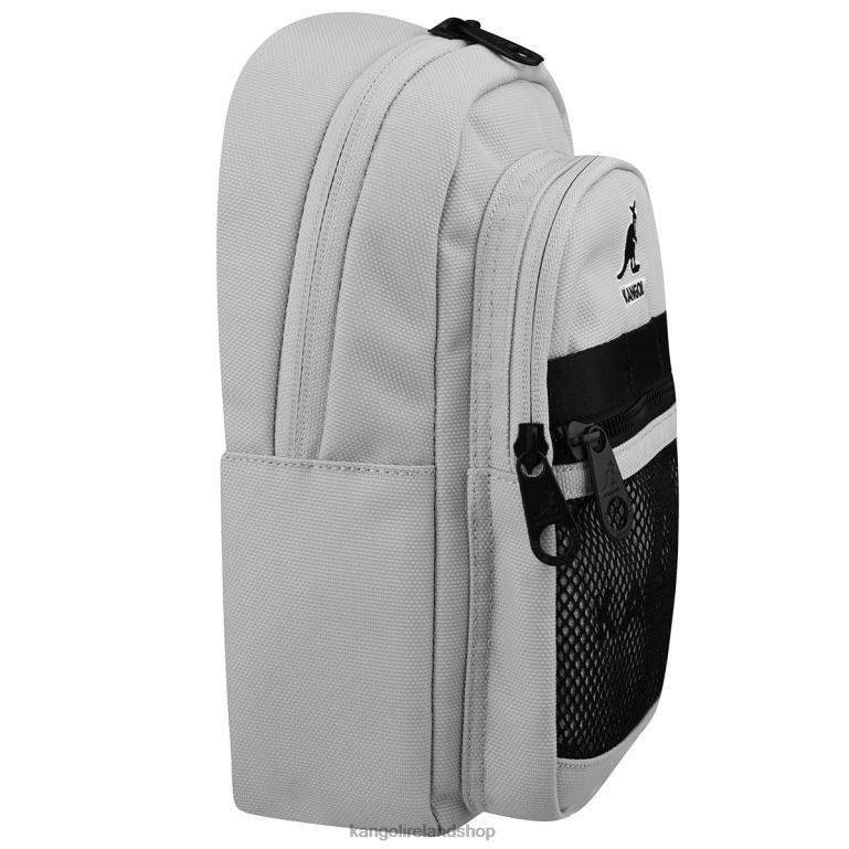 IE Kangol Icon III Sling Bag Light Grey Unisex Accessories 6B26V956