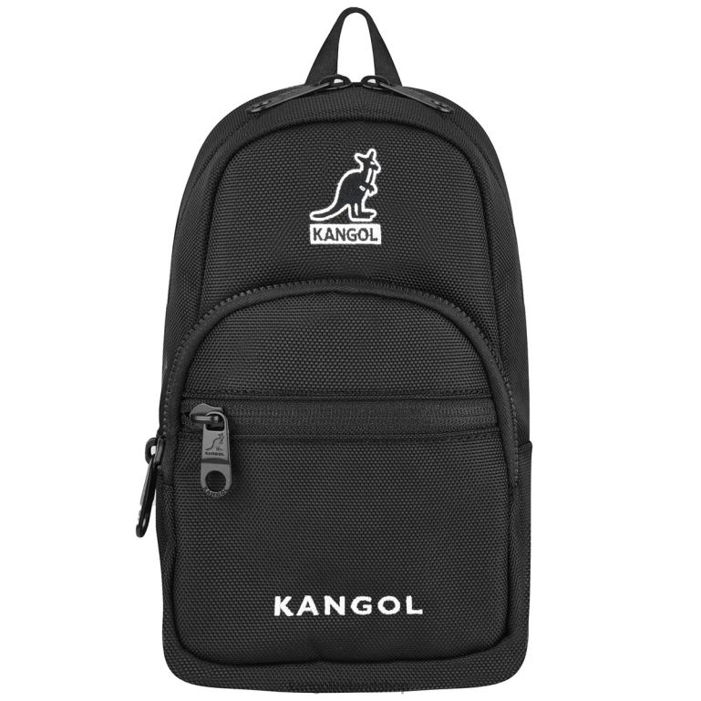 IE Kangol Ultra Sling Bag Black Unisex Accessories 6B26V957