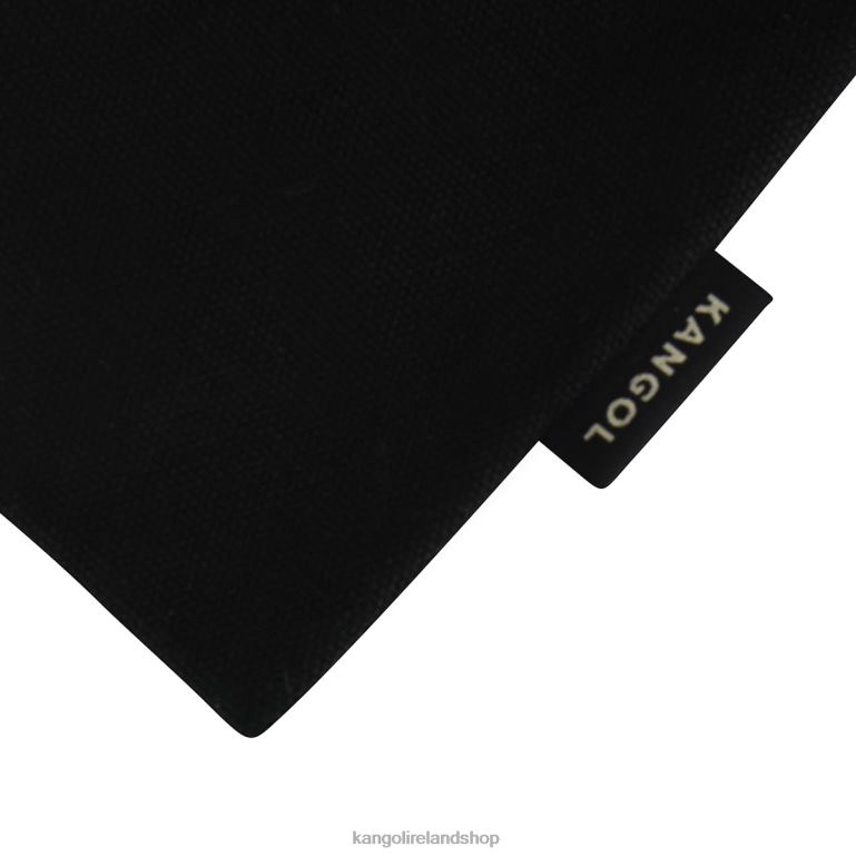 IE Kangol Eco Friendly Tote Bag Black Unisex Accessories 6B26V937