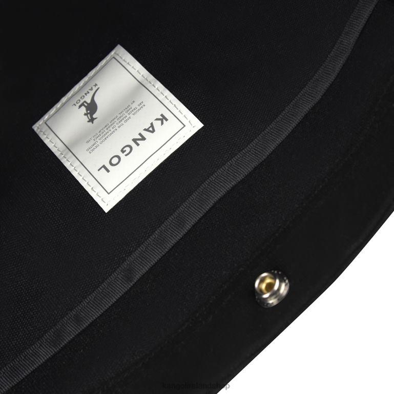 IE Kangol Eco Friendly Tote Bag Black Unisex Accessories 6B26V937