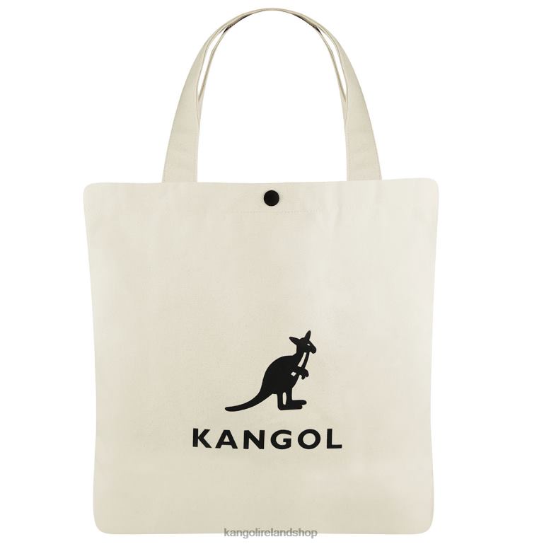 IE Kangol Eco Friendly Tote Bag Ivory Unisex Accessories 6B26V938
