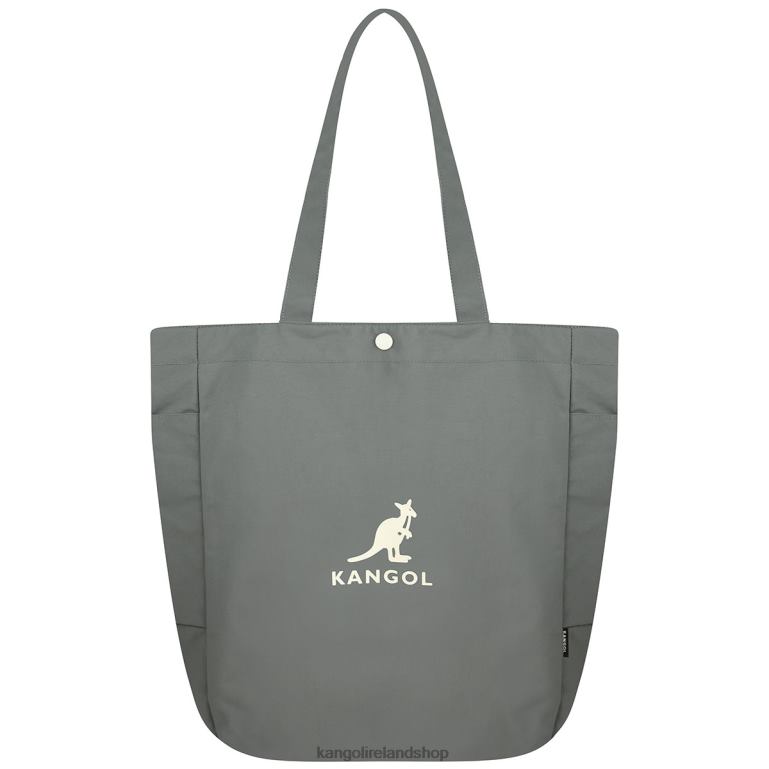 IE Kangol Jerry Shopper Tote Grey Unisex Accessories 6B26V970