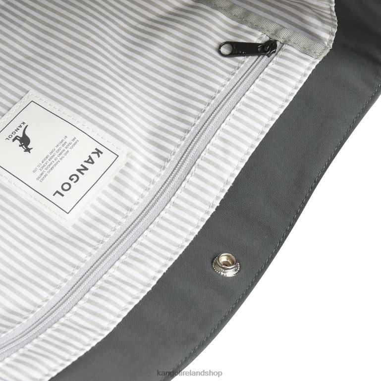IE Kangol Jerry Shopper Tote Grey Unisex Accessories 6B26V970
