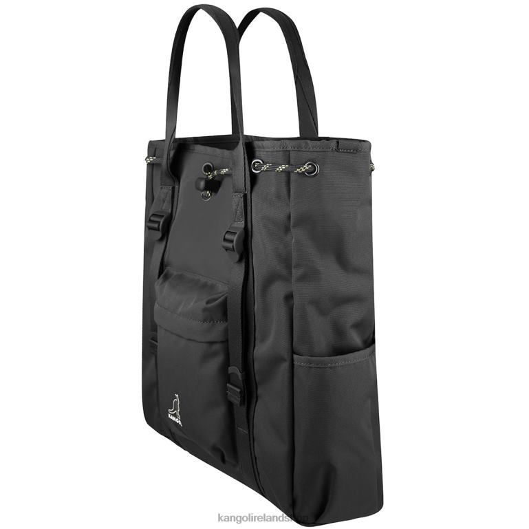 IE Kangol Weekend Light Tote Bag Black Unisex Accessories 6B26V951