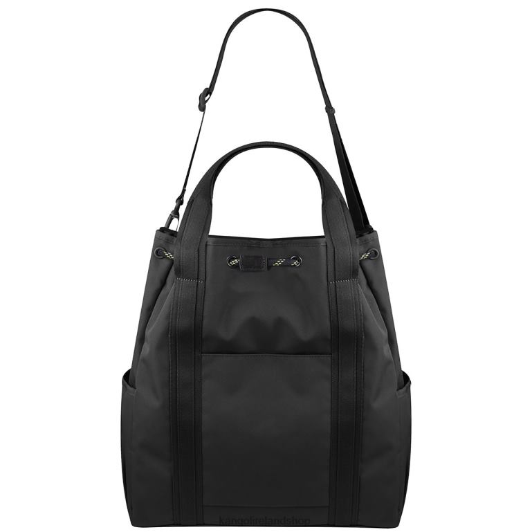 IE Kangol Weekend Light Tote Bag Black Unisex Accessories 6B26V951