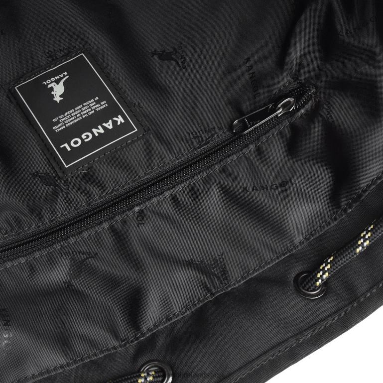 IE Kangol Weekend Light Tote Bag Black Unisex Accessories 6B26V951