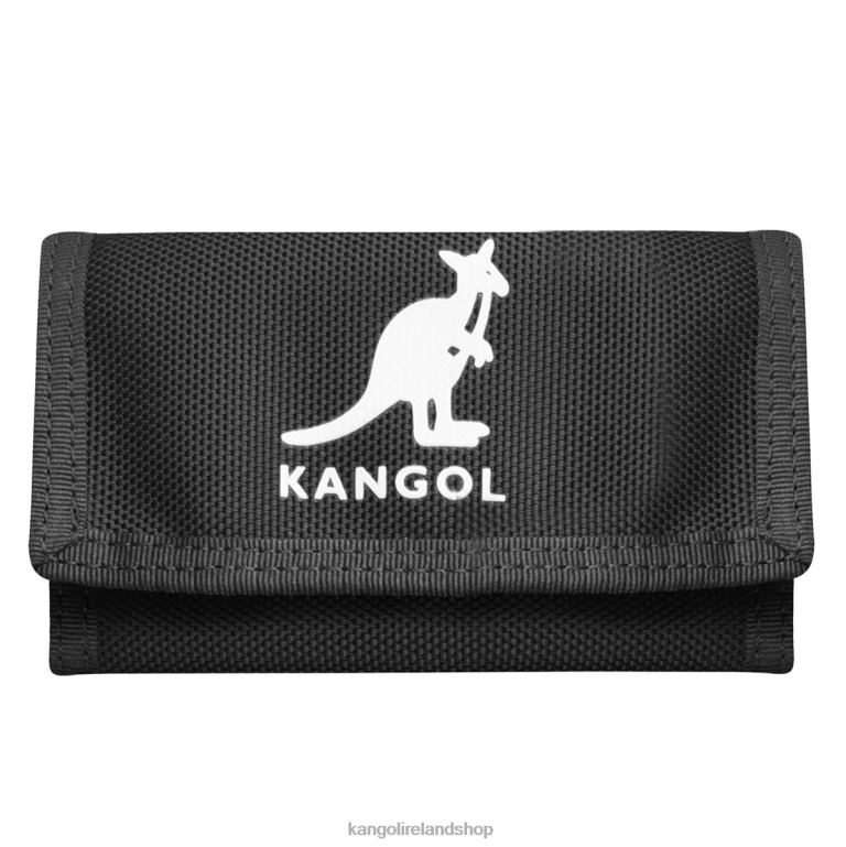IE Kangol Epik Wallet Black Unisex Accessories 6B26V1261