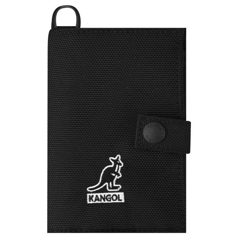 IE Kangol Gear I Card Wallet Black Unisex Accessories 6B26V1262