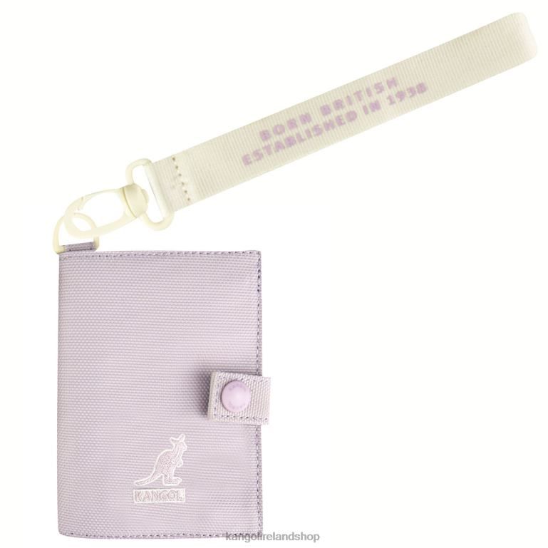 IE Kangol Gear I Card Wallet Lilac Unisex Accessories 6B26V1264