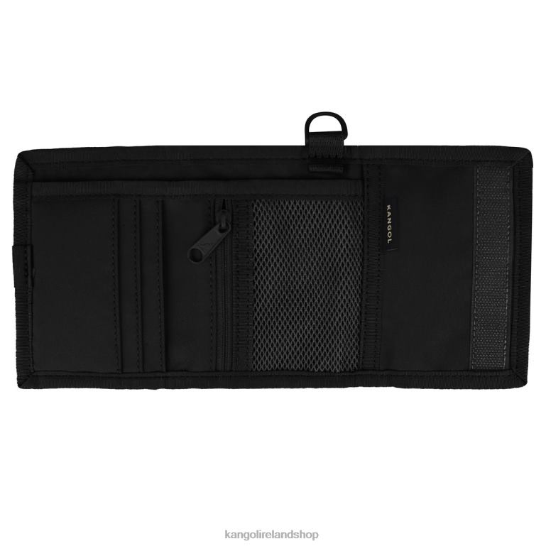 IE Kangol Weekend Light Wallet Black Unisex Accessories 6B26V1252