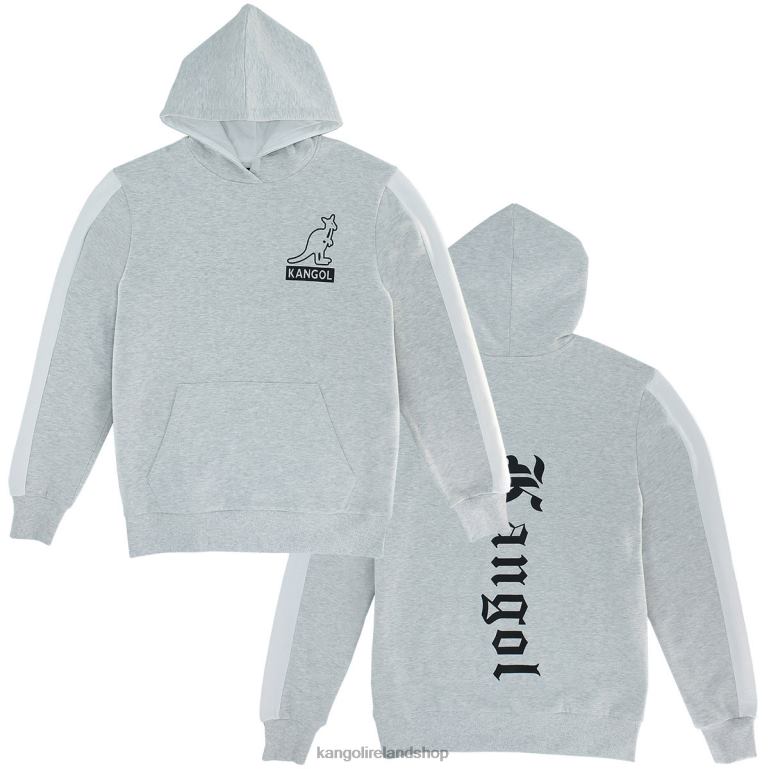 IE Kangol Gothic Hoodie Grey Mix Unisex Clothing 6B26V1106