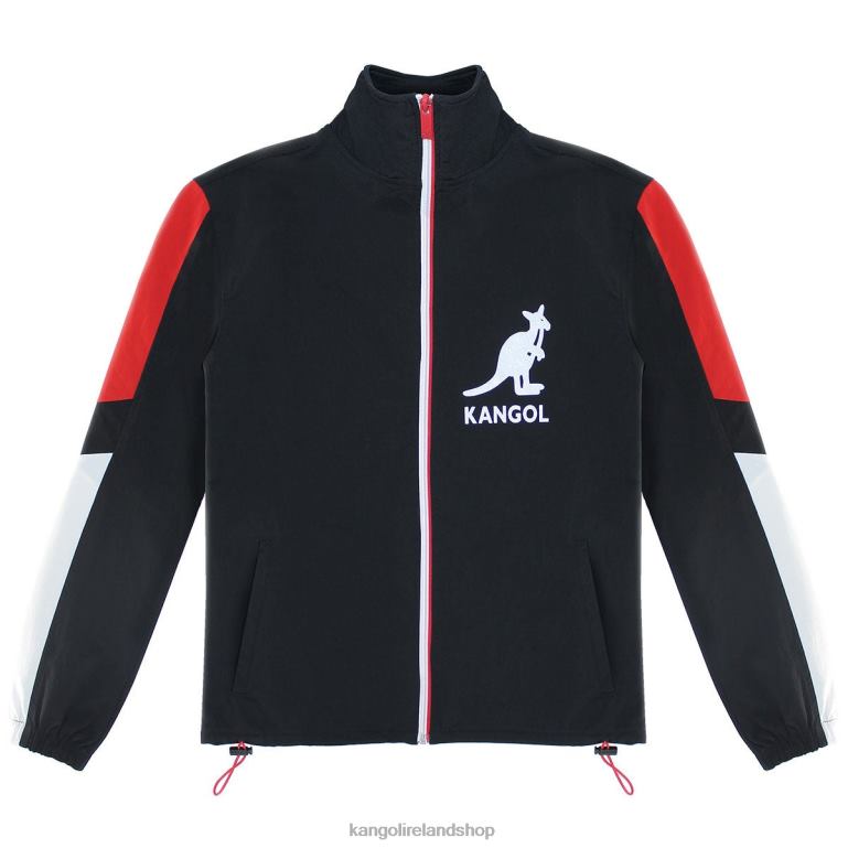 IE Kangol Colorblock Jacket Black Beauty Women Clothing 6B26V1177