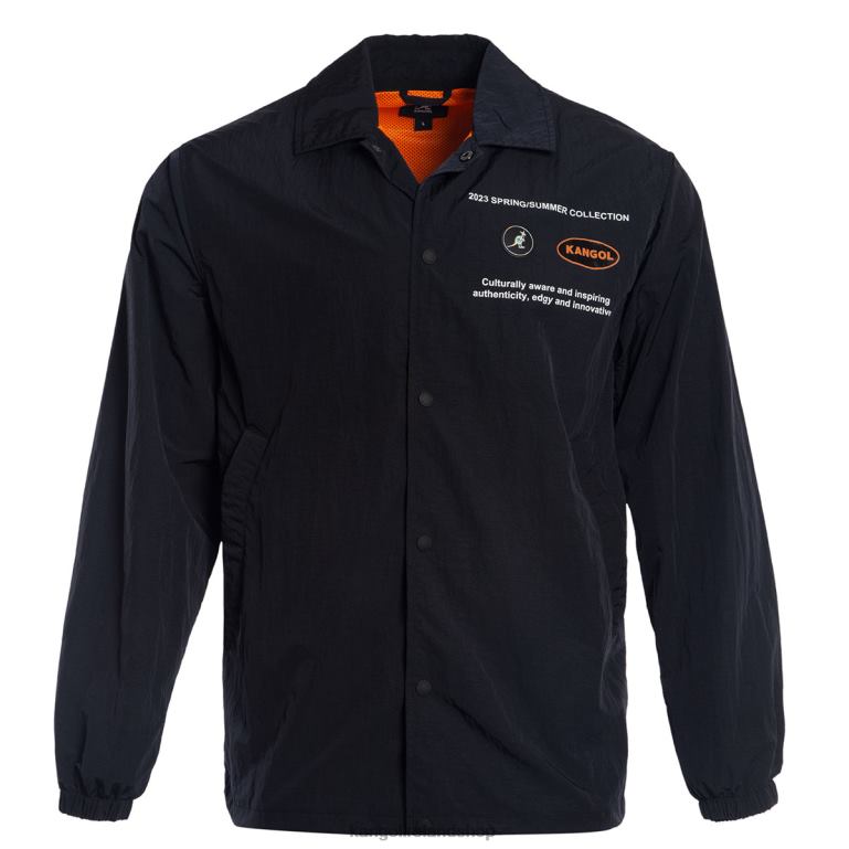 IE Kangol Out of this World Jacket Black Unisex Clothing 6B26V1202