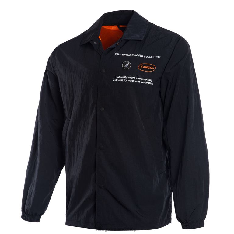 IE Kangol Out of this World Jacket Black Unisex Clothing 6B26V1202