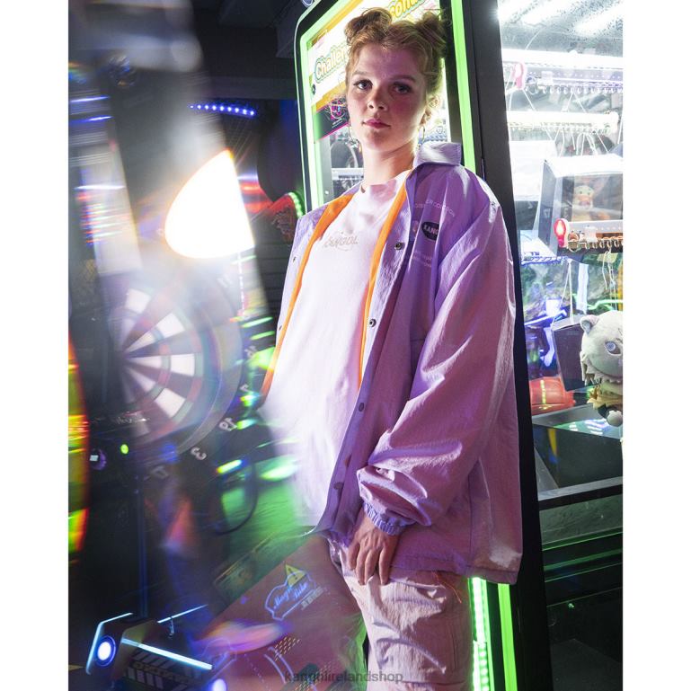 IE Kangol Out of this World Jacket Lavender Unisex Clothing 6B26V1203