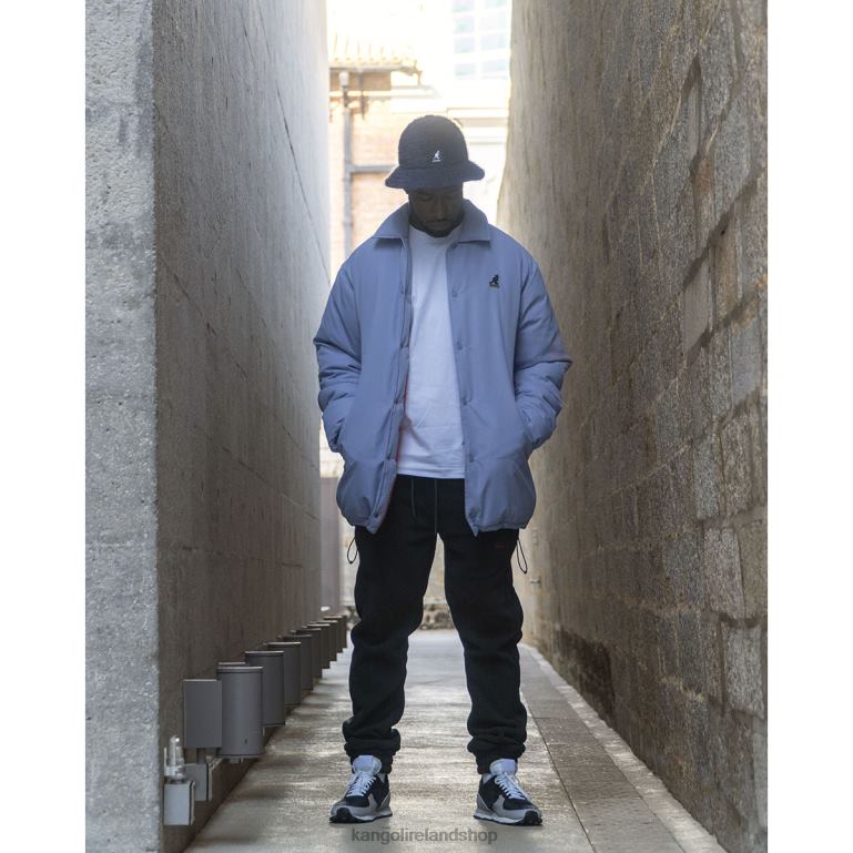 IE Kangol Oversized Jacket Iced Lilac Unisex Clothing 6B26V1228