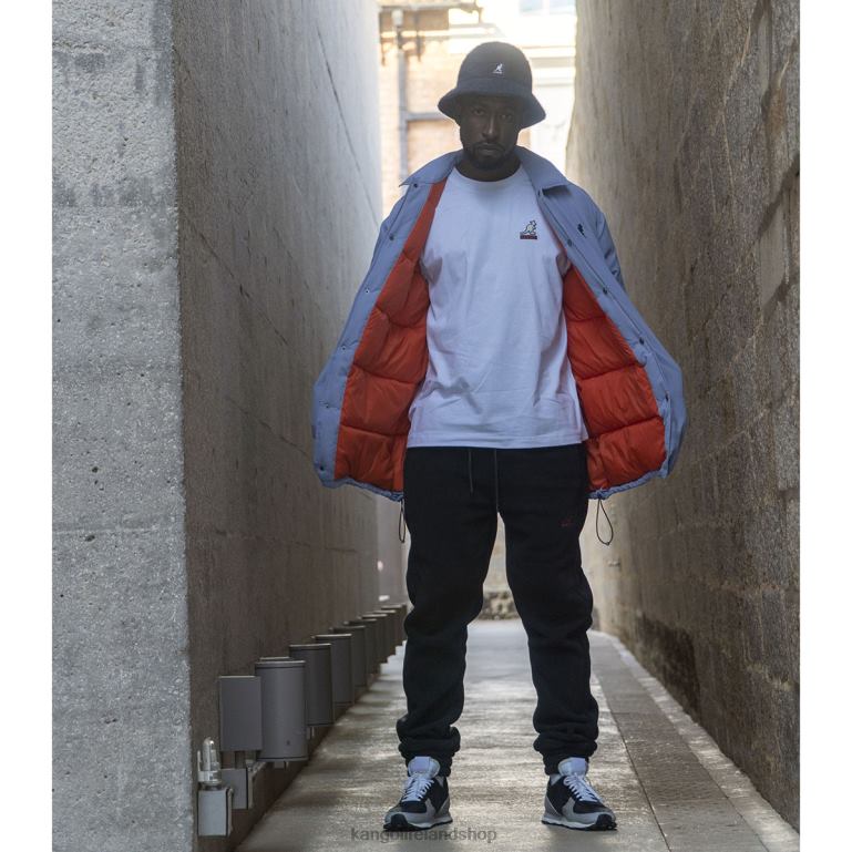 IE Kangol Oversized Jacket Iced Lilac Unisex Clothing 6B26V1228