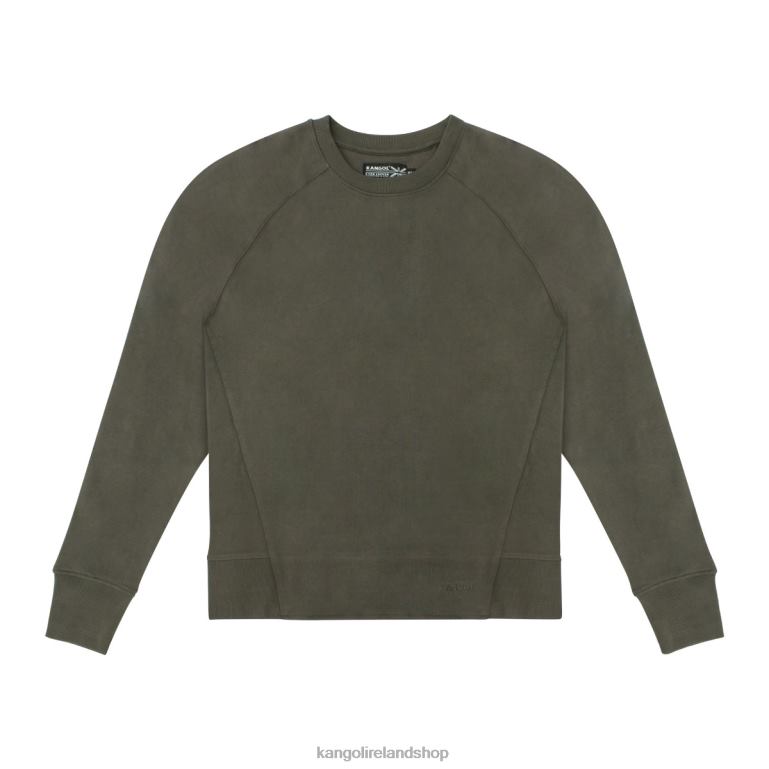 IE Kangol Perfect Crew Pullover Beluga Charcoal Unisex Clothing 6B26V1190