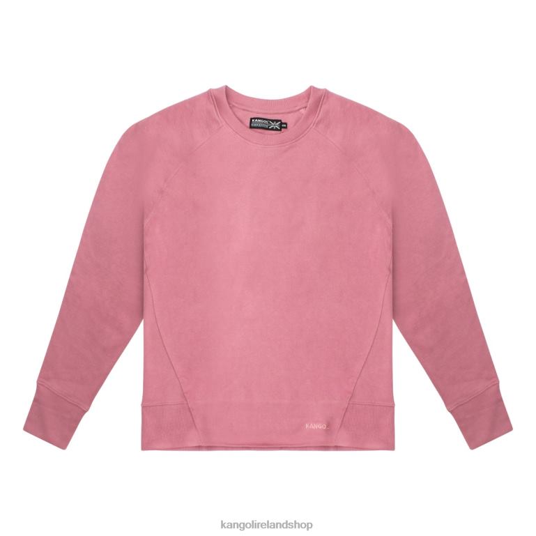 IE Kangol Perfect Crew Pullover Mesa Rose Unisex Clothing 6B26V1191