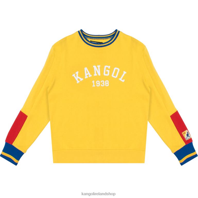 IE Kangol Retro Popover Lemon Combo Unisex Clothing 6B26V1136