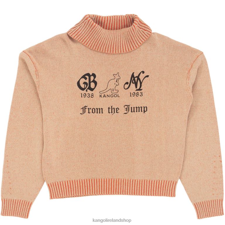 IE Kangol Rib Crop Sweater Cherry Glow Unisex Clothing 6B26V1185