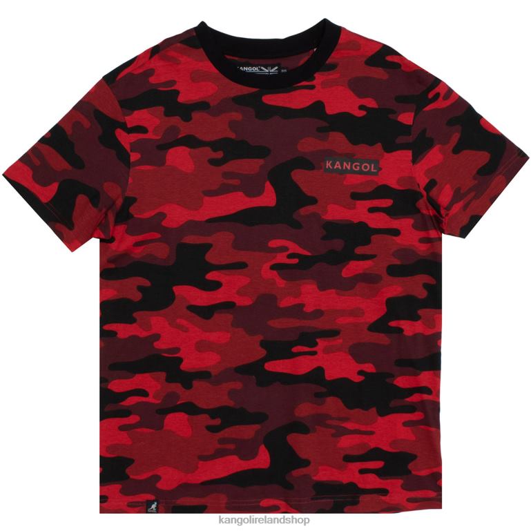 IE Kangol Camo T-Shirt Red Camo Unisex Clothing 6B26V1222