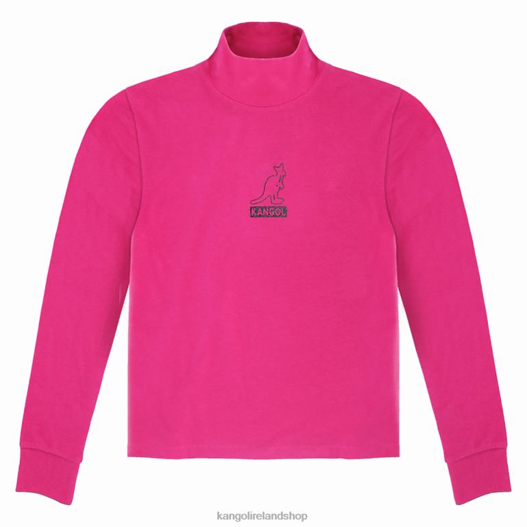 IE Kangol Foil Long Sleeve Tee Pink Peacock Unisex Clothing 6B26V1214