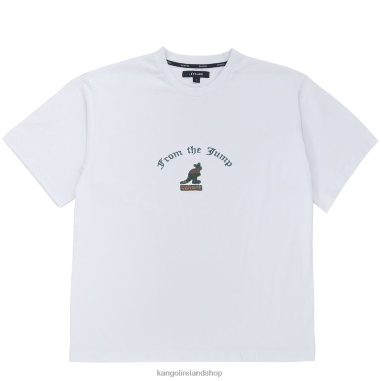 IE Kangol From the Jump Tee White Unisex Clothing 6B26V1235