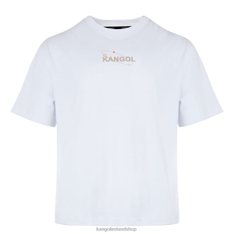 IE Kangol Orbital Graphic Tee White Unisex Clothing 6B26V1205