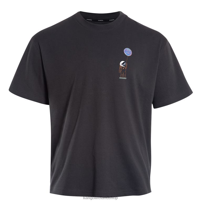 IE Kangol Space Man Graphic Tee Ebony Unisex Clothing 6B26V1206