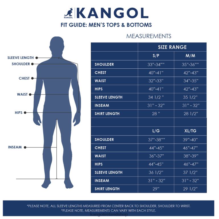 IE Kangol Tri-Marl Long Sleeve Tee Denim Unisex Clothing 6B26V1242