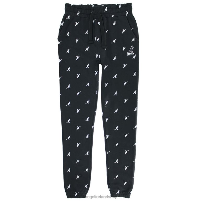 IE Kangol AOP Joggers Black Combo Unisex Pants 6B26V1023