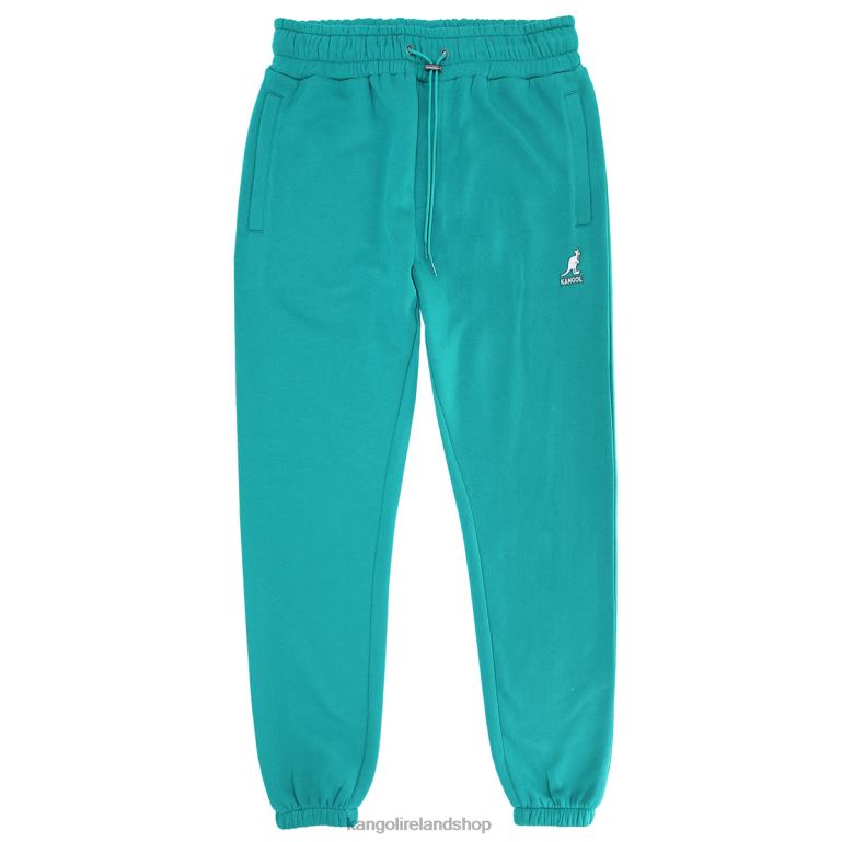 IE Kangol Embroidered Jogger Emerald Men Pants 6B26V1056